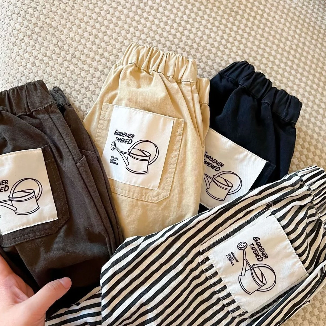 【糖果】大爱!活力满满~2023秋冬季新款男女童花园裤日系宝宝裤子