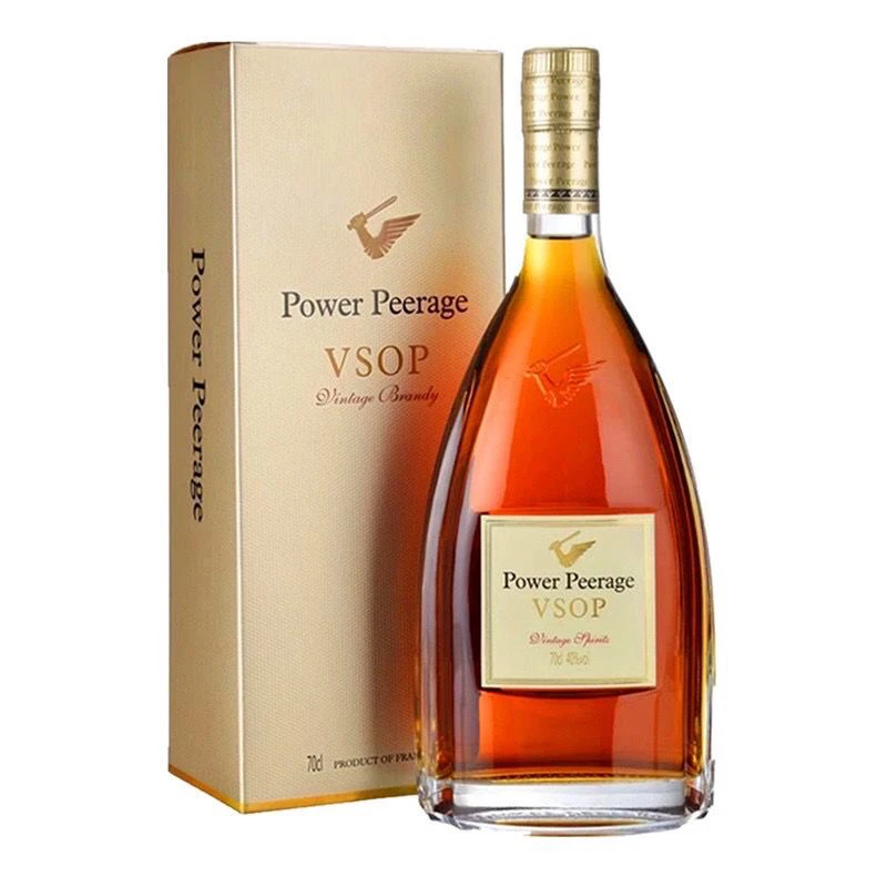 Power Peerage威爵VSOP白兰地40度洋酒1L*1瓶礼盒装 网红热搜产品