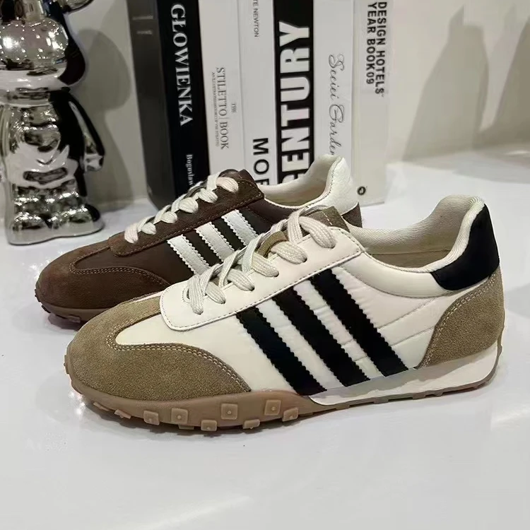 BL JIA@复古德训鞋拼色厚底百搭休闲鞋