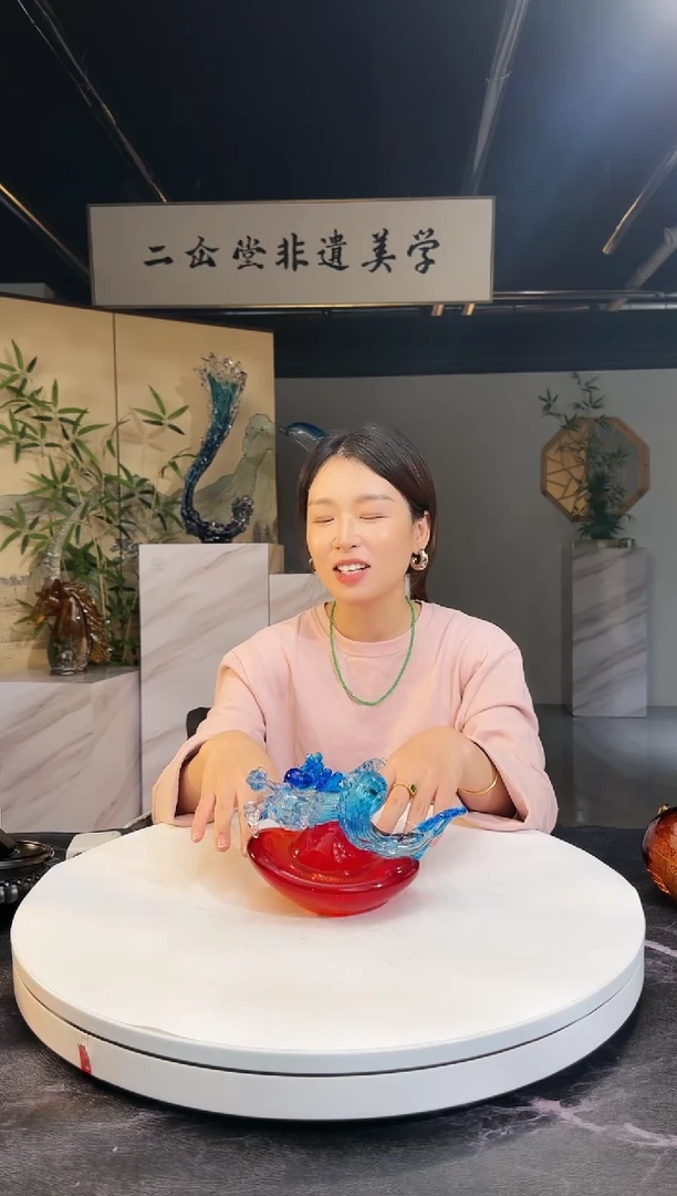 【闪购商品】琉璃手工艺品元宝龙