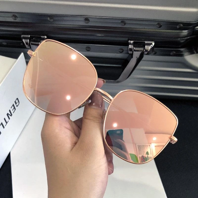 帕森精品牌墨镜女高级感ins圆脸大脸显瘦网红街拍韩版潮粉色太阳