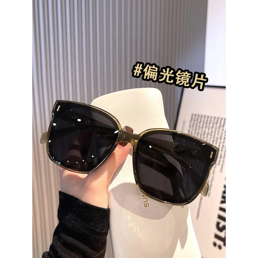 帕森精品夏季橄榄绿偏光太阳镜女防紫外线街拍遮阳防晒墨镜男2024