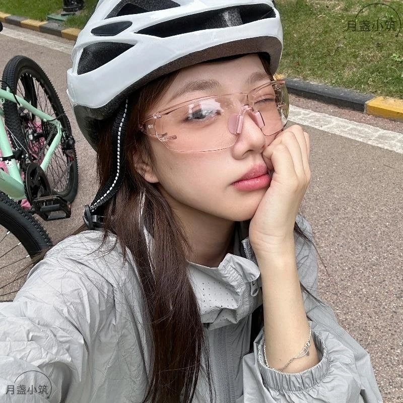 帕森精品夜骑行户外运动护目镜防风沙雾自行车灰尘男女少女粉高品