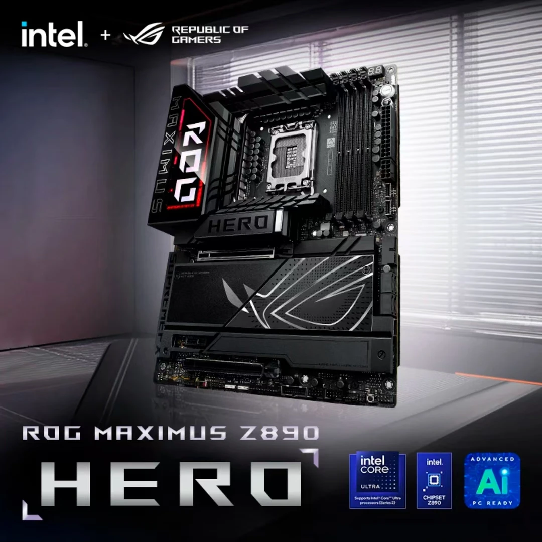 【新品首发】华硕 ROG MAXIMUS Z890 HERO 主板 支持 CPU 285K/265K