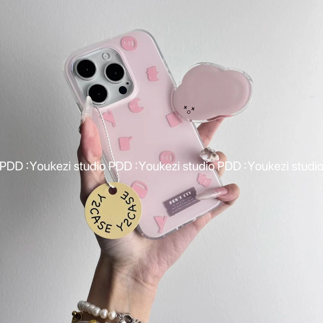 卡通适用苹果15/14/13promax手机壳12全包华为/vivo/小米/oppo女