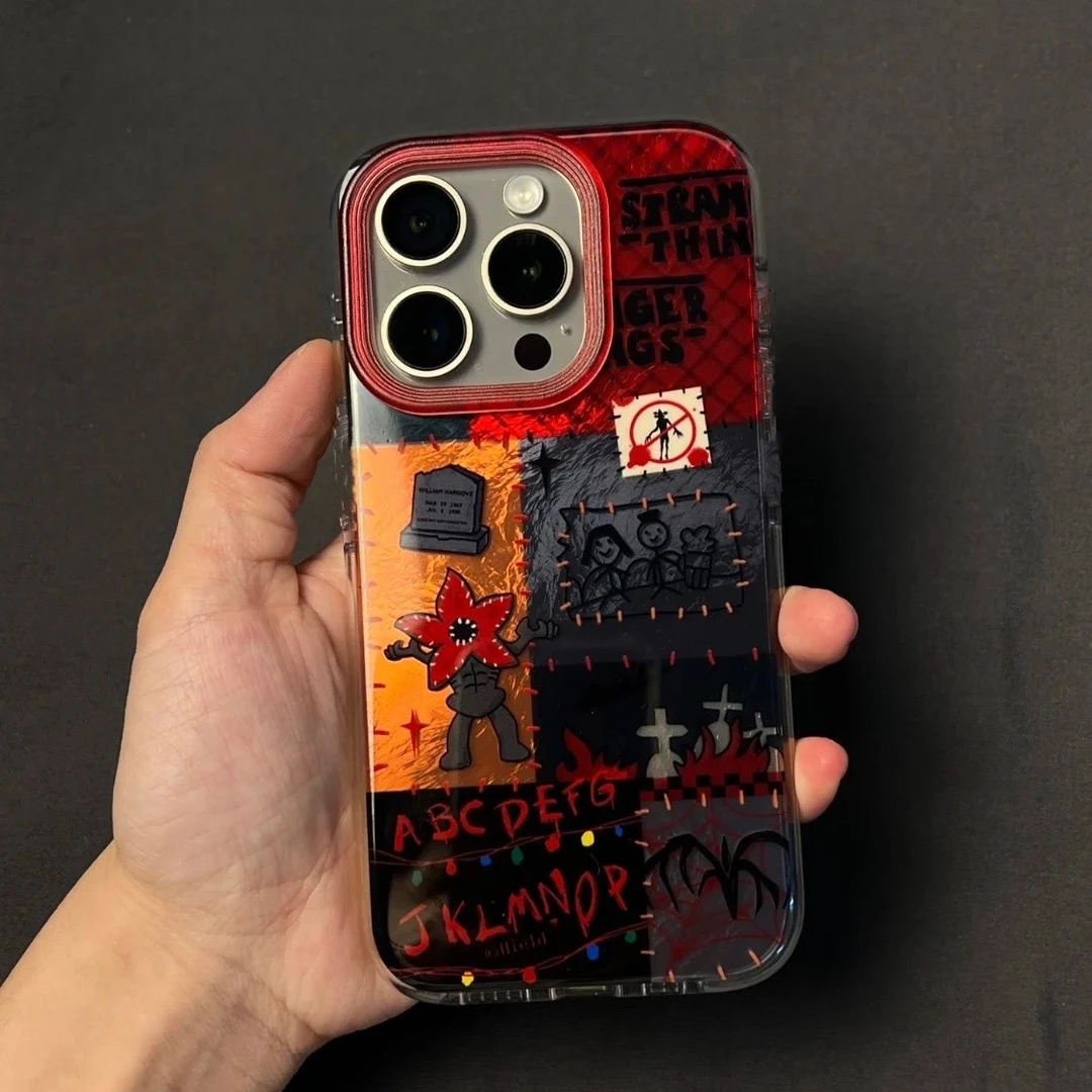 网红适用苹果华为vivo小米oppo手机壳iphone16/15/14软壳新款卡通