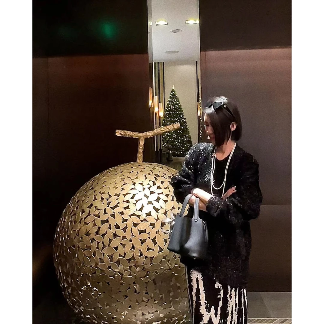 ANDORA｜意大利圆领亮丝毛衣慵懒风保暖套头毛衣 3222X1032