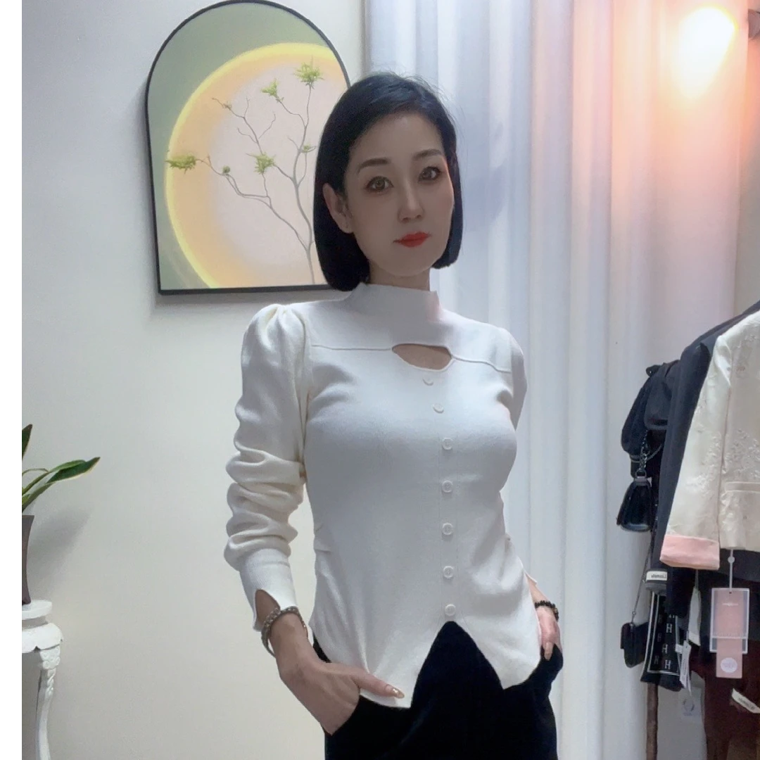 高级打底针织衫可单穿