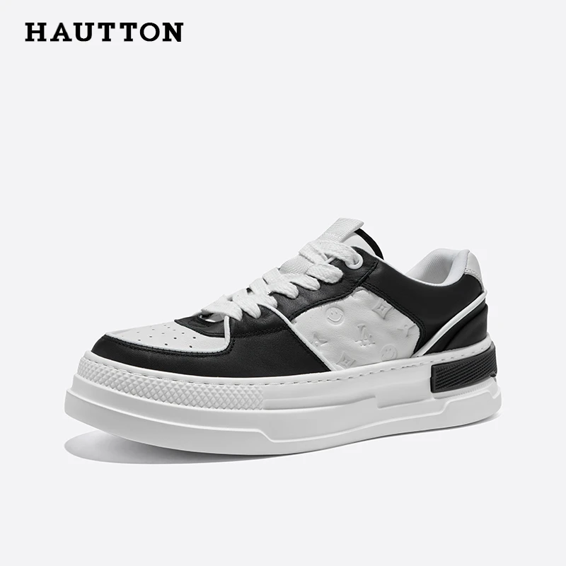 商务休闲鞋板鞋时尚百搭休闲鞋春季小众低帮秋季黑白色933YD3440