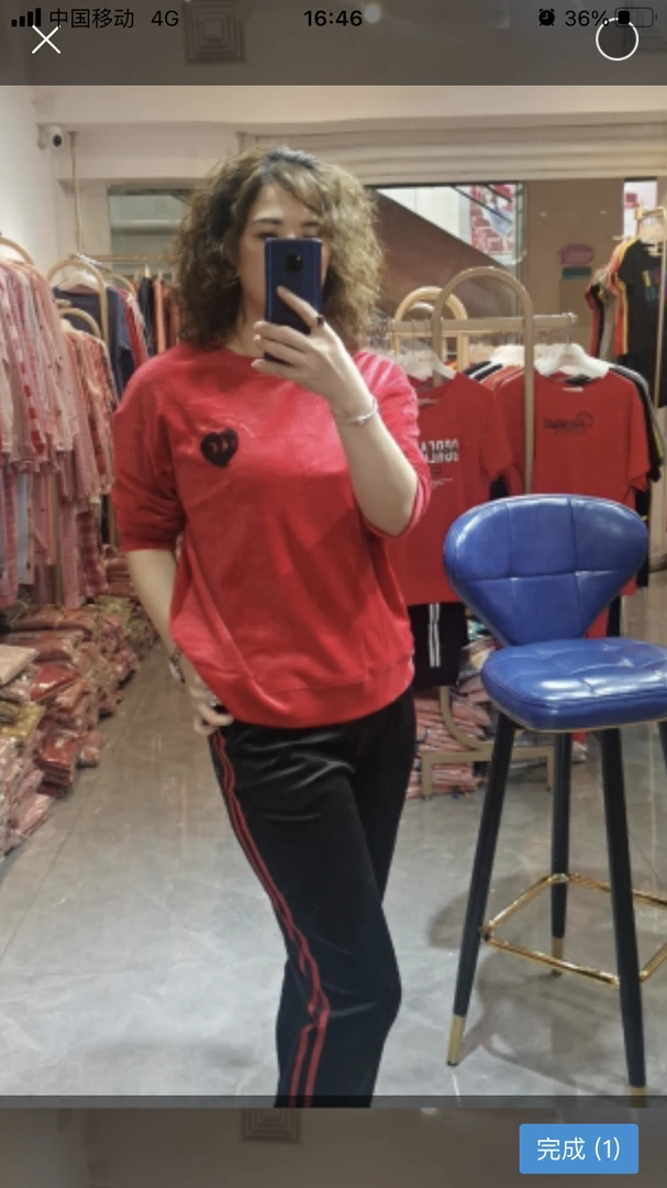 佐雅秋冬可外穿单面绒家居服