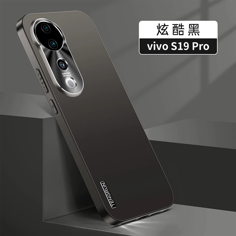 【新品推荐】vivoS19手机壳新款全包防摔S19Pro保护套磨砂直边男女
