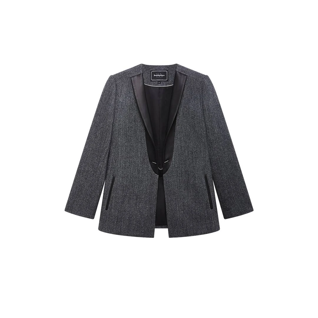 Bouthentique口袋挤边休闲单西224411J1M40