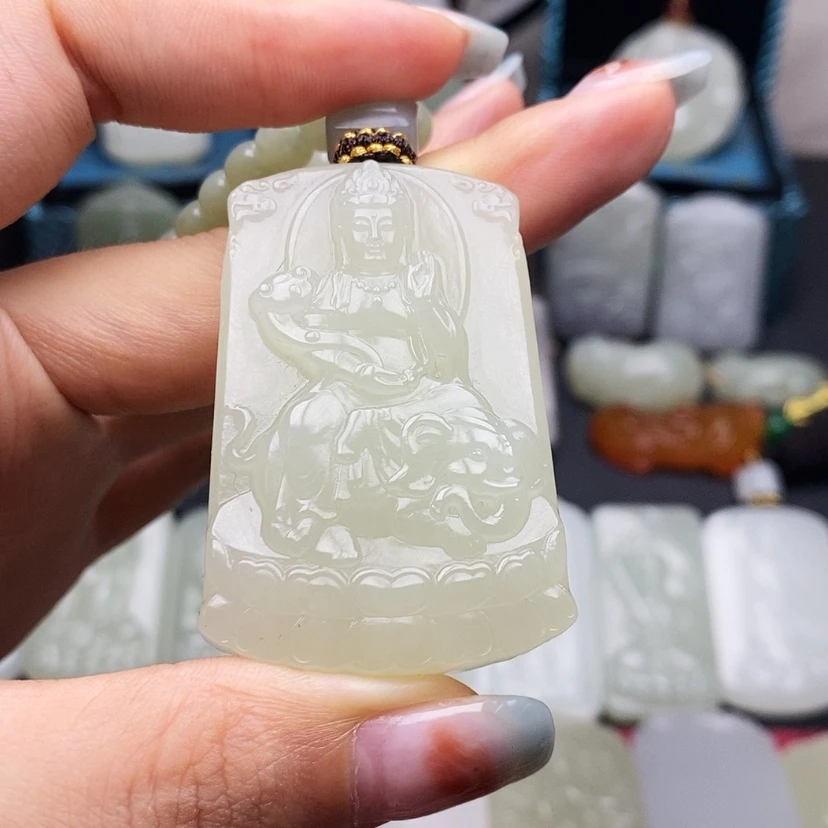 【闪购商品】和田玉颈饰未镶嵌蕊**麻