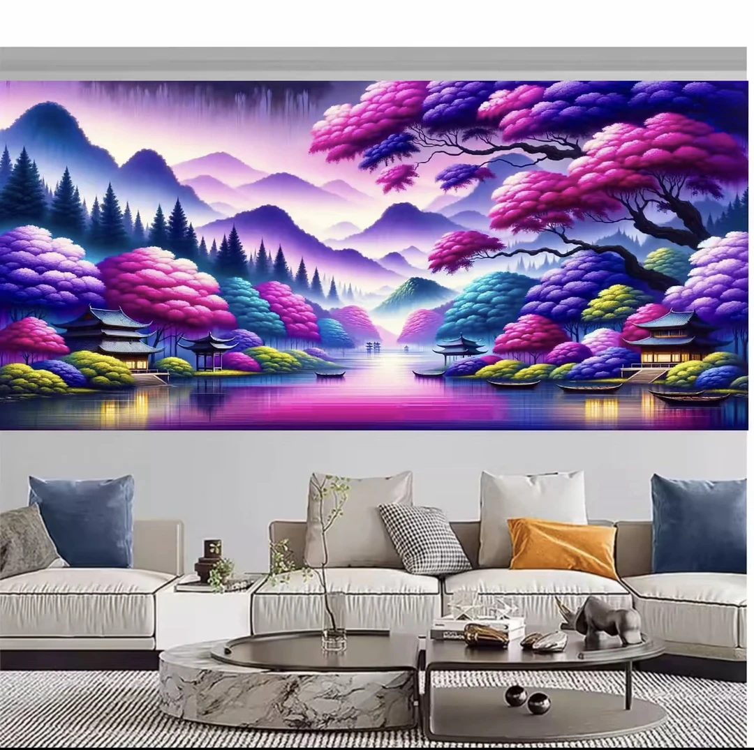 （600）手工款：花千树180✖️90大格四股线