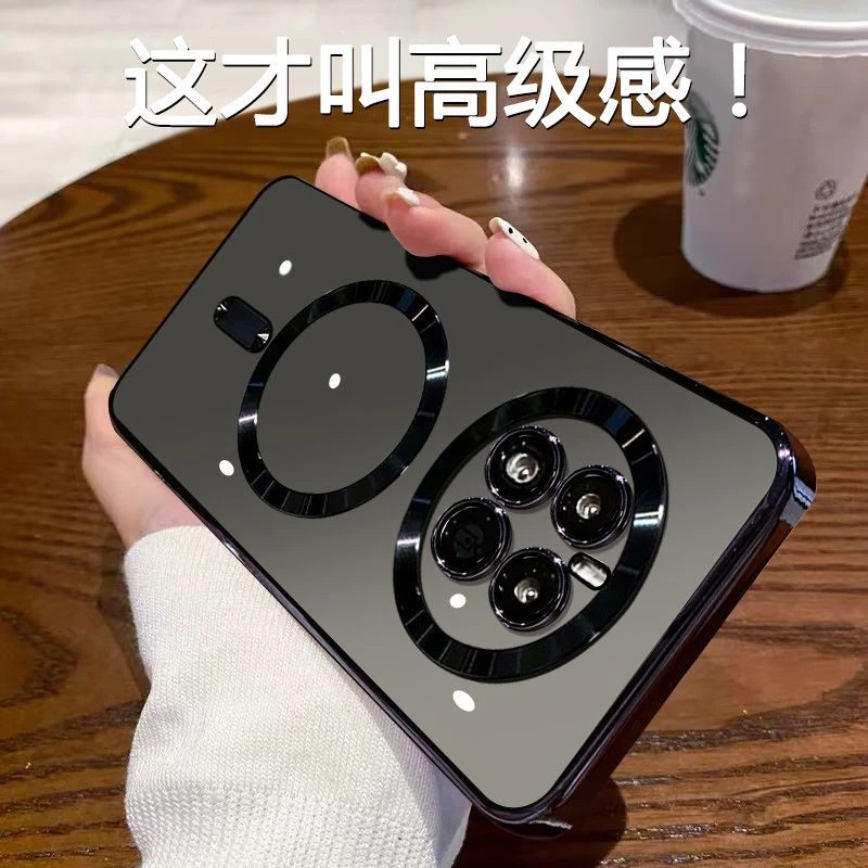 适用于华为mate手机壳磁吸电镀Pro四角防摔mate30防尘带镜头圈高