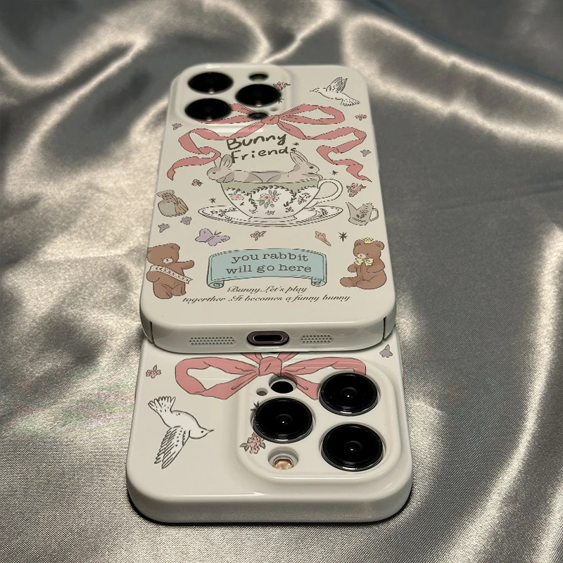 茶杯兔适用iPhone14promax苹果13/12菲林手机壳华为oppo小米手机