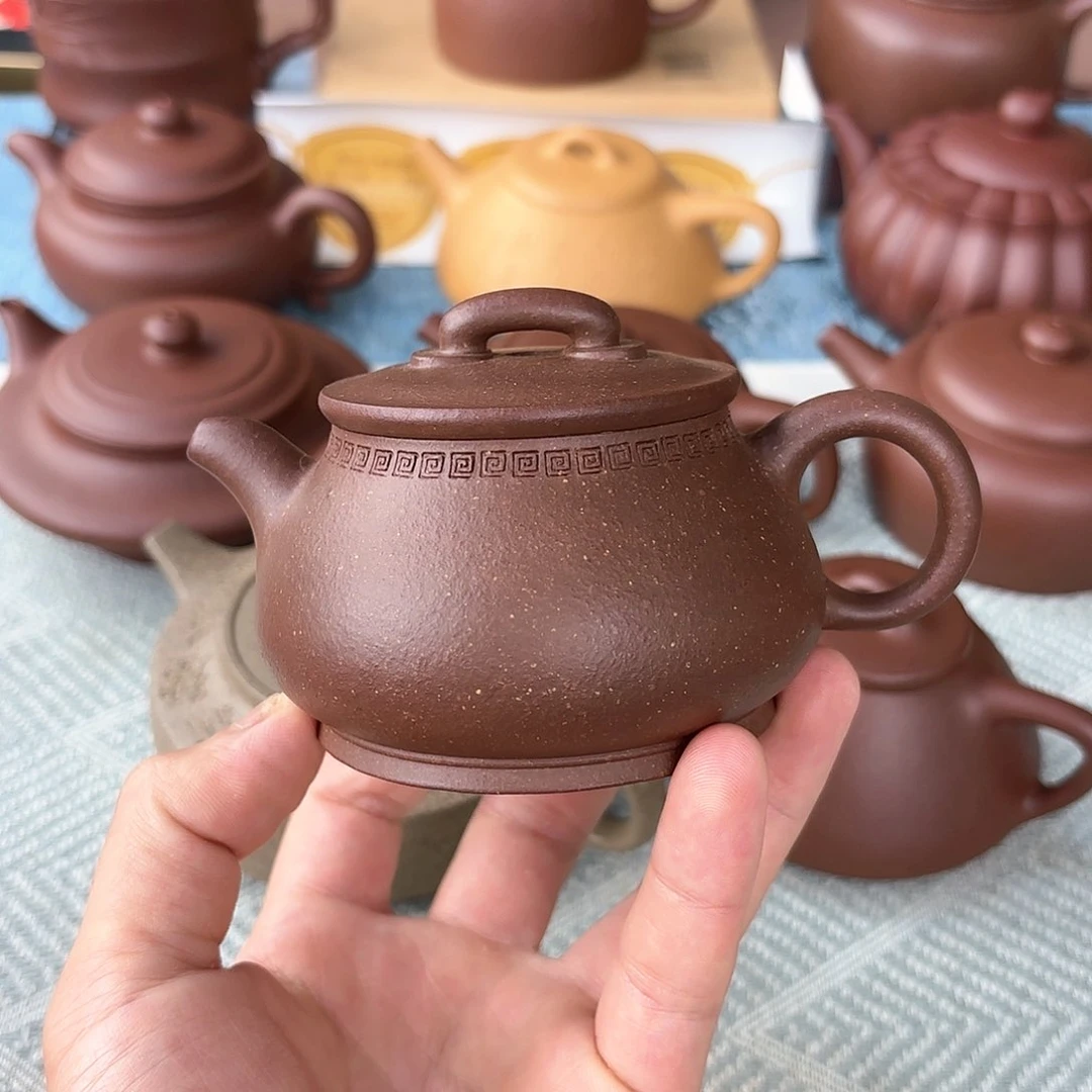 紫砂茶壶天青泥 儒相 180cc