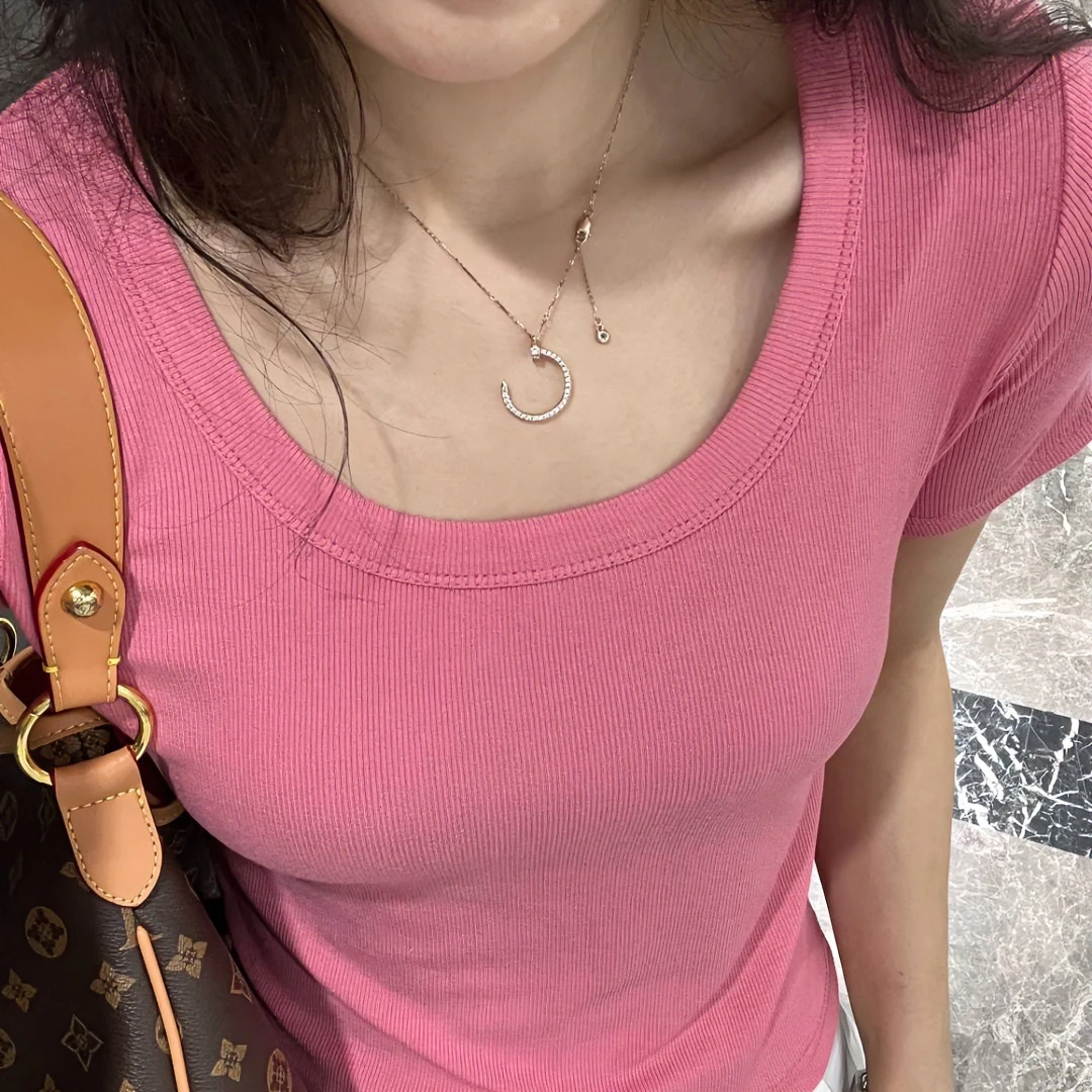 短袖t恤女2024新款爆款打底衫女内搭可外穿洋气女款春夏季上衣