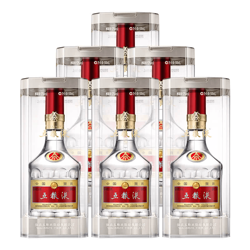 五粮液【非原箱】第八代五粮液浓香型 窖池老窖宴请52度500ml*6
