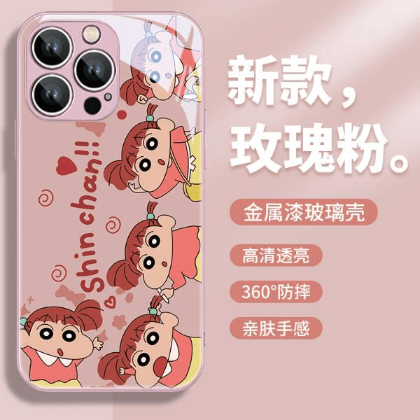 玻璃壳适用于苹果15华为荣耀oppo小米vivo手机壳14pro情侣新款13