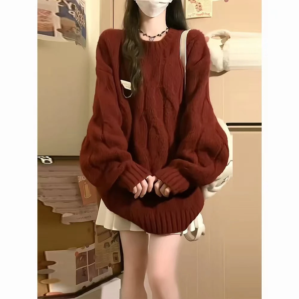 201-250（直播间专拍）慵懒风针织套头开衫毛衣