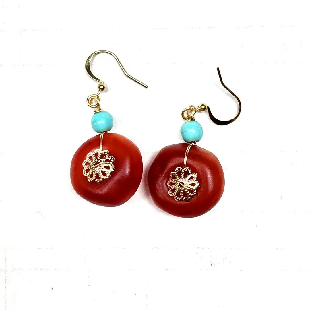 PP001 精美珠宝耳饰 尺寸19*12mm