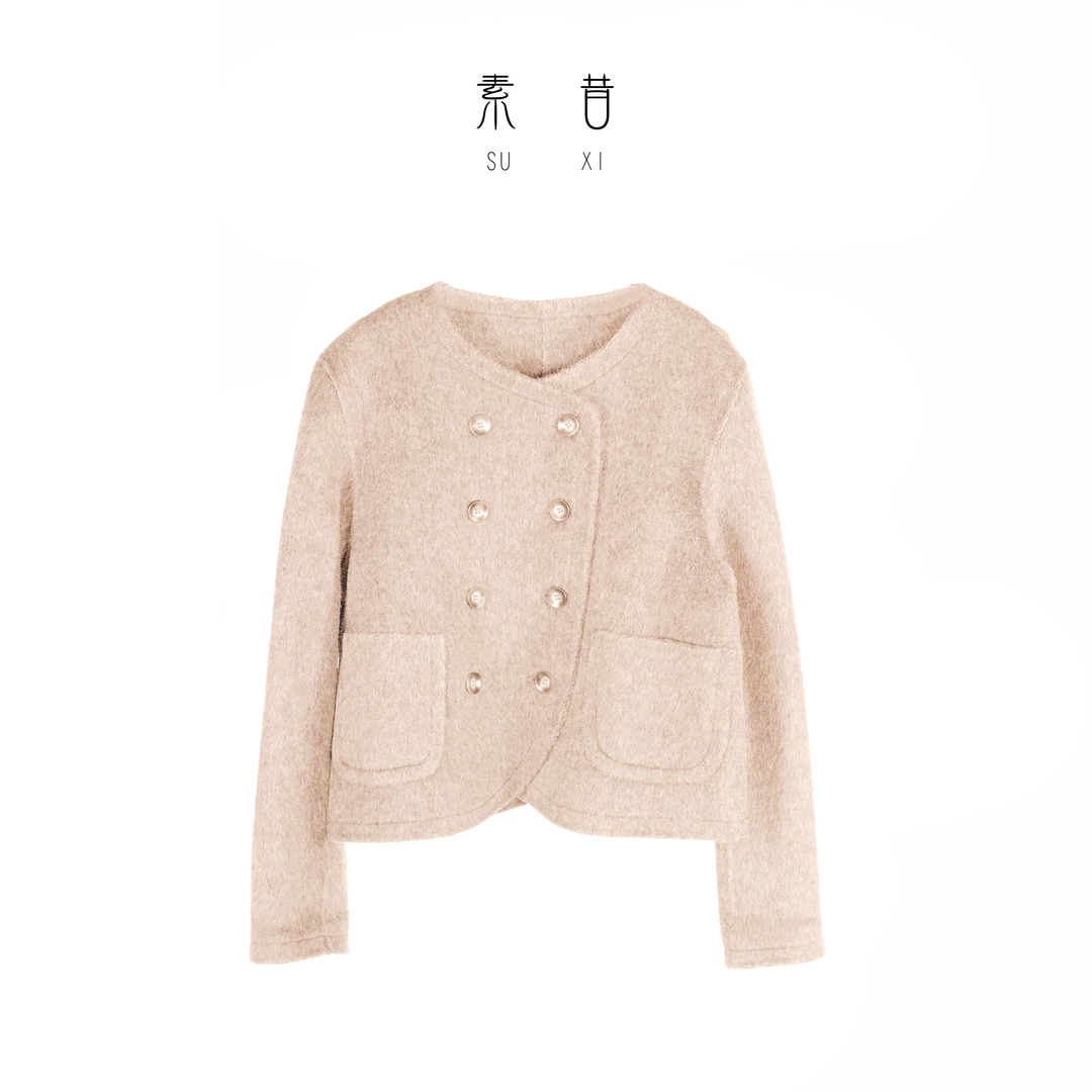2024秋冬小众原创设计羊毛外套SW2341440