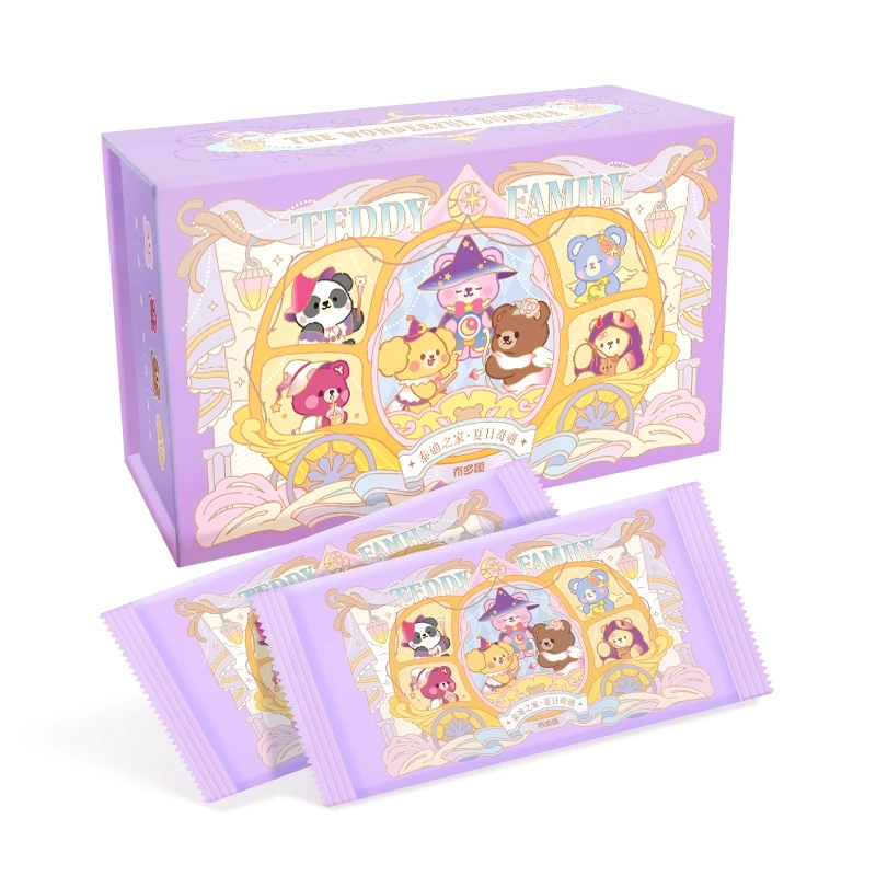 有多趣《Teddy Family 泰迪之家第3弹-夏日奇遇》收藏卡卡牌