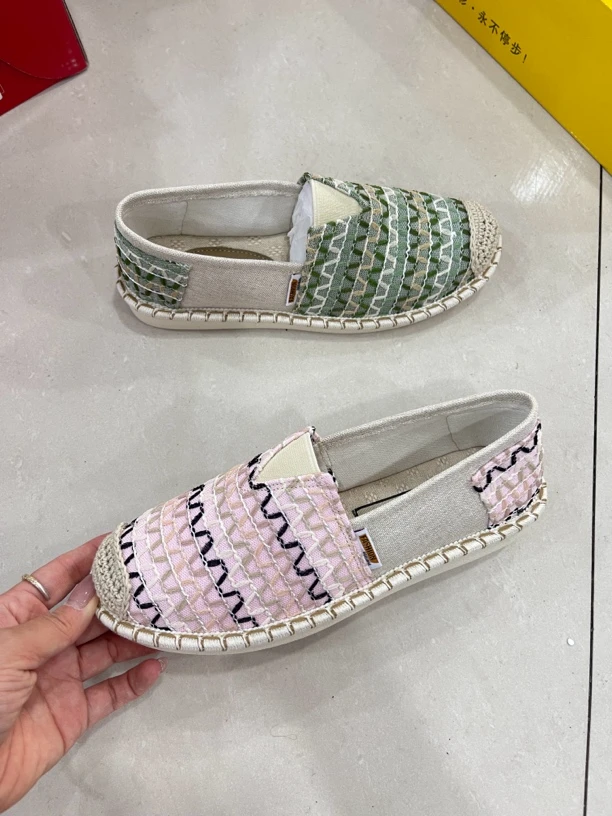 C008秋款超轻底编织女鞋