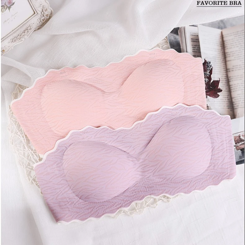 春夏季裹胸女短款防滑外穿内搭美背辣妹纯欲打底防走光修身背心女