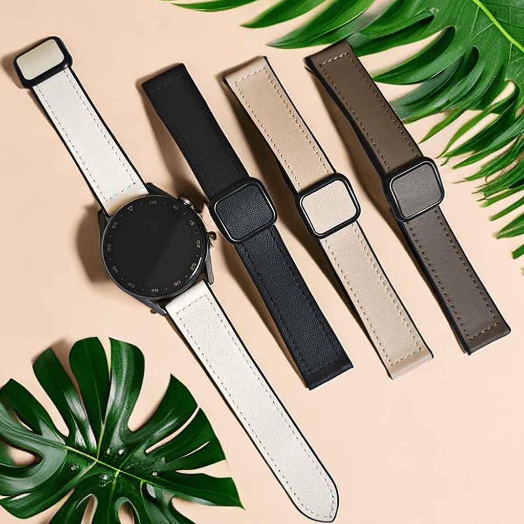 手表带适用watch3/4pro硅胶新款方扣磁吸表带适用华为gt4/3/2