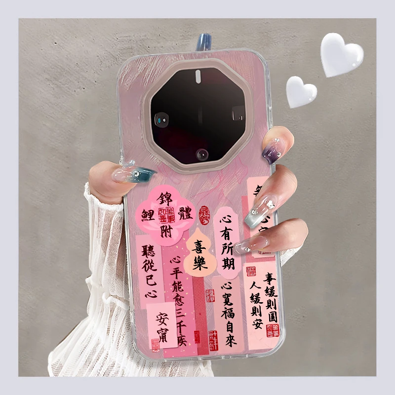 喜乐锦鲤适用华为mate60RS非凡大师手机新款奢华女款链条全包防摔