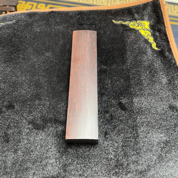 【限量福利】黑檀木镇尺天然原木雕刻微瑕介意者慎拍