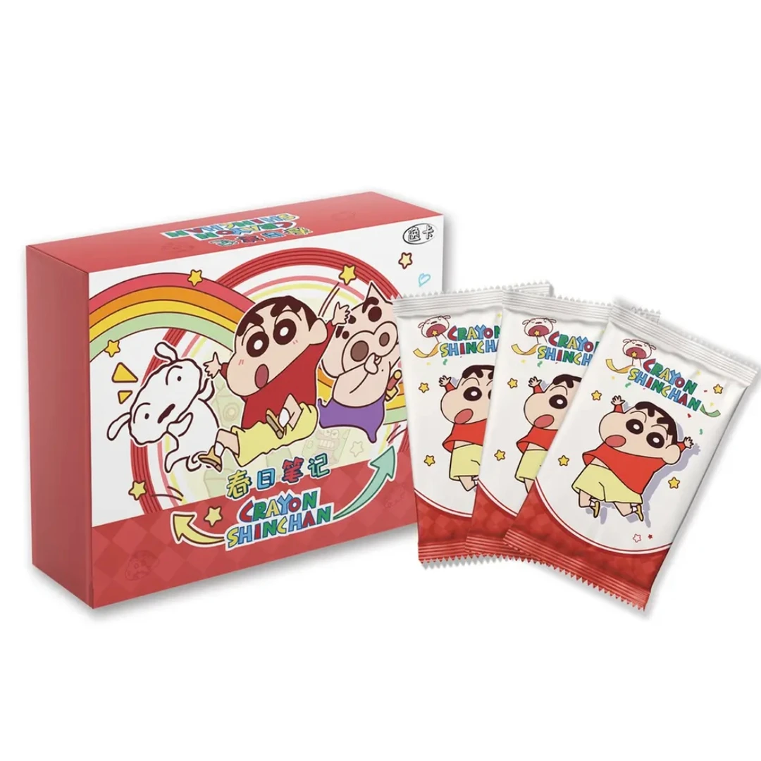 【吃吃】春日笔记·蜡笔小新 国产二创收藏卡牌盲盒 （默认代拆)