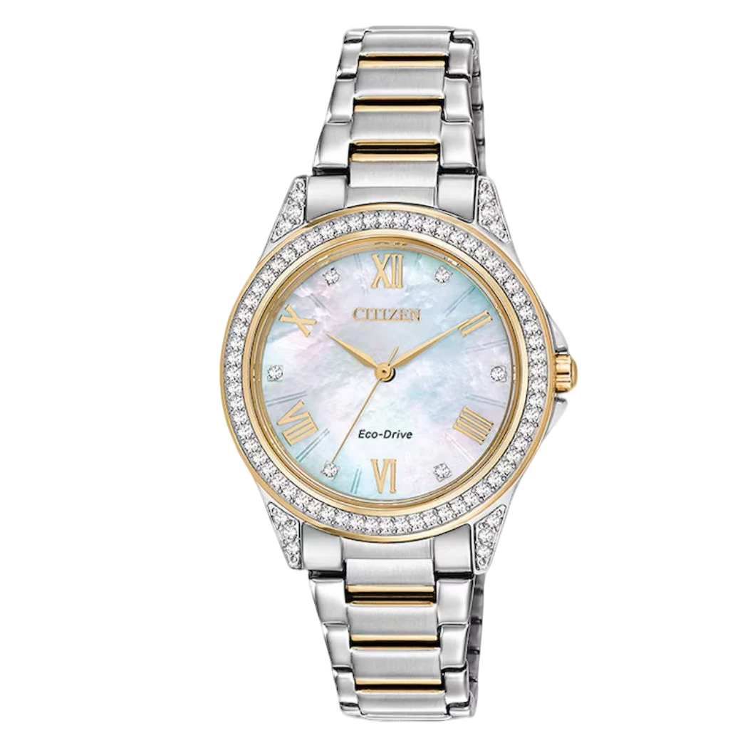 CITIZEN/西铁城【微瑕介意慎拍】表盘34mm光动能女表-EM0234-59D