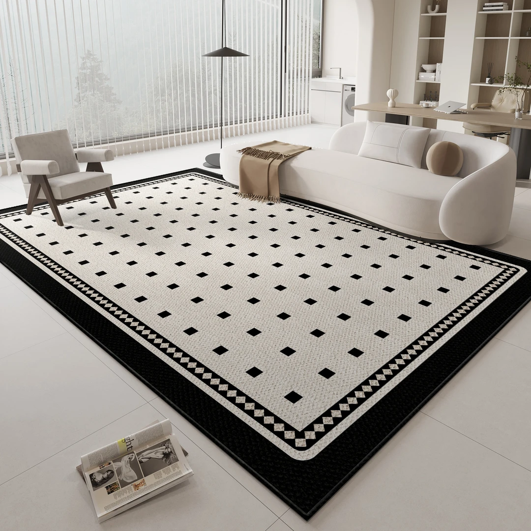 欧莱森轻奢简约客厅地毯免洗耐脏加厚大面积全铺地毯沙发茶几垫