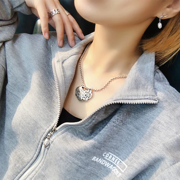 坠链均925银 你们期待已久的小小戴了九年轻奢银色时尚百搭坠链！