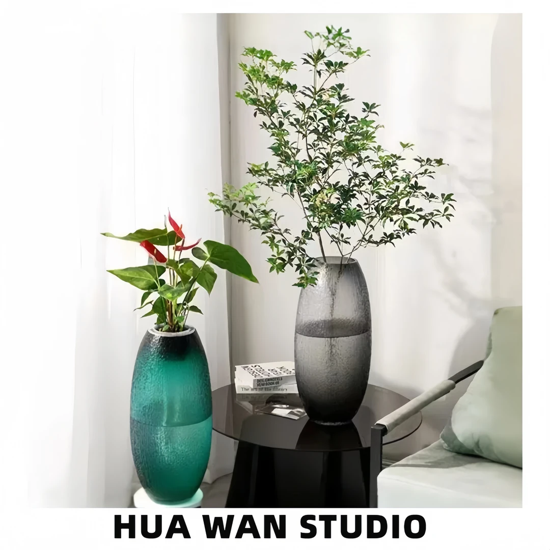 大菩提 | 落地摆放大花瓶原色料加厚麻醉木吊钟客厅高级感摆件