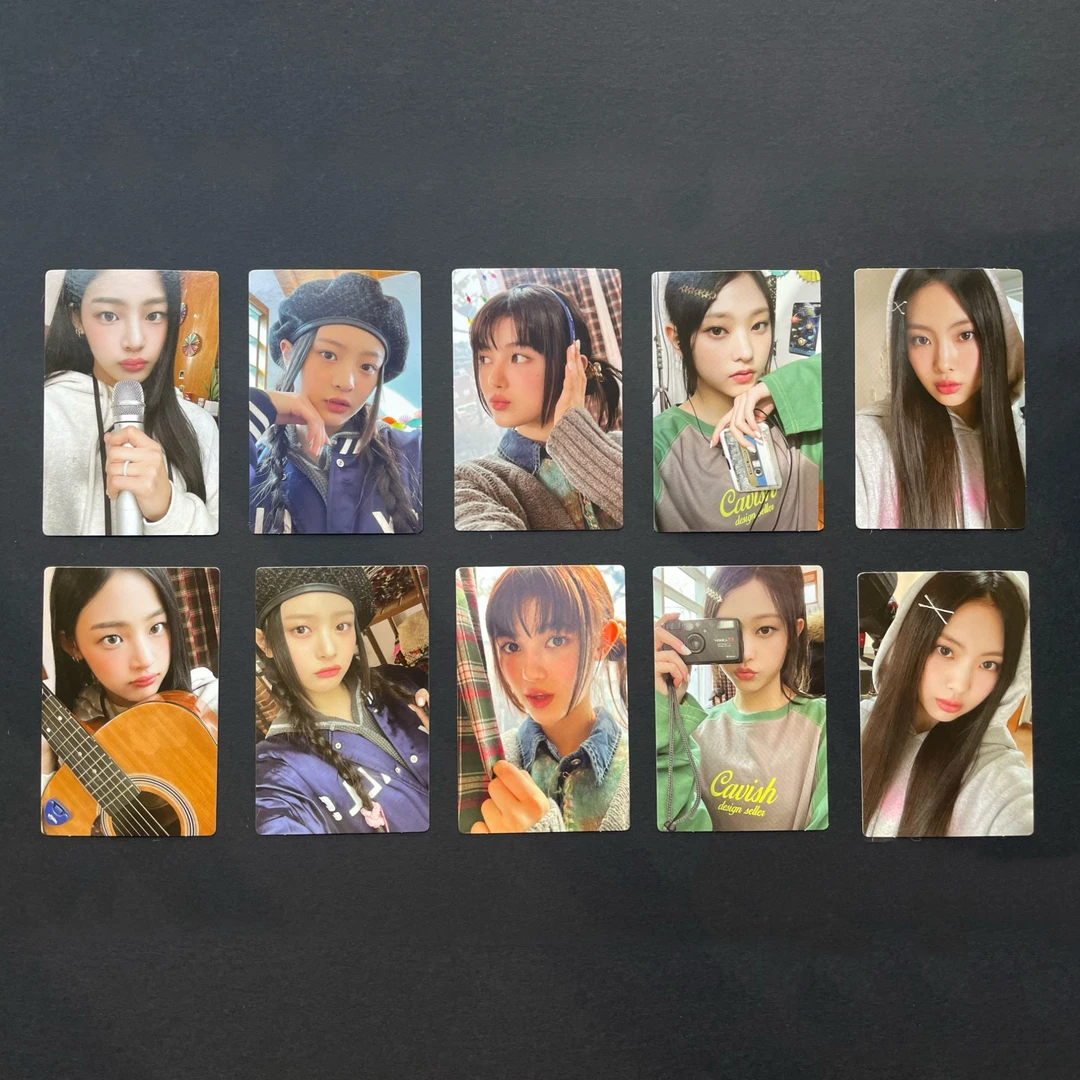 NewJeans鲸小卡直拍正版 场周小卡快闪小卡 四叶草小女警