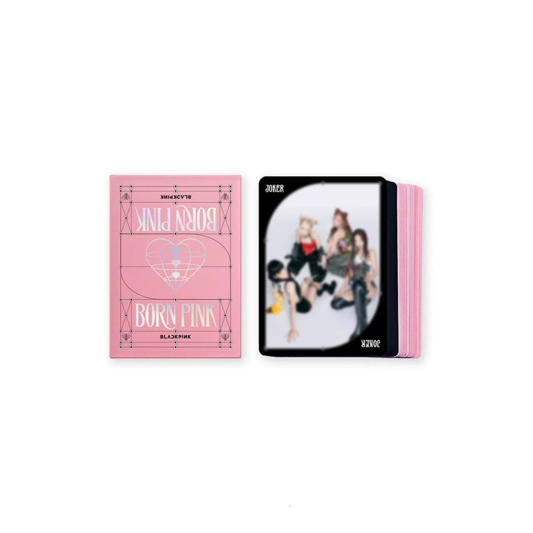 BLACKPINK粉墨born pink扑克牌 现货官方正版金智秀金珍妮朴彩英