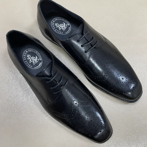 PELLE RASE/皮利园牛皮真皮鞋时尚正装男鞋英伦风经典百搭布洛克