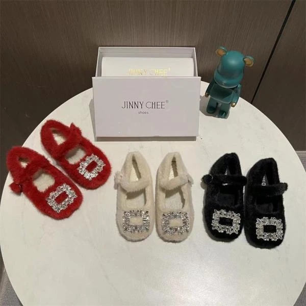 杨杨 YX-重工可爱毛毛鞋289-2