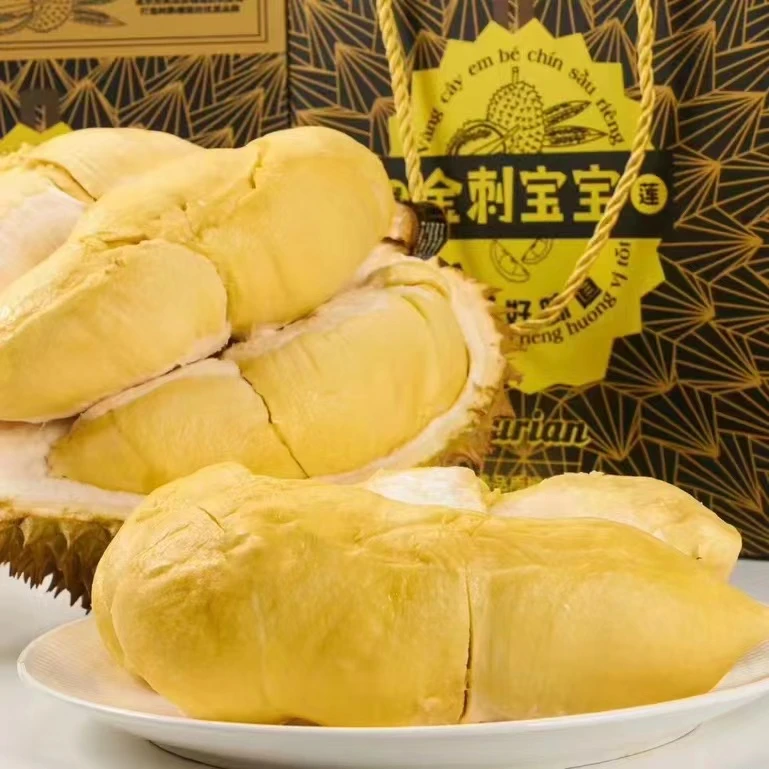 【金刺宝宝】泰国树熟金枕鲜榴莲软糯香甜肉厚保四房收到需判断生熟