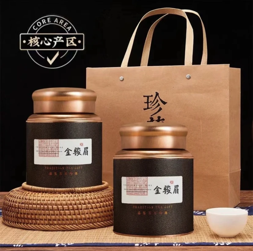 福建品鉴金骏眉红茶罐装新茶250克*2罐古法蜜香红茶手工醇厚耐泡