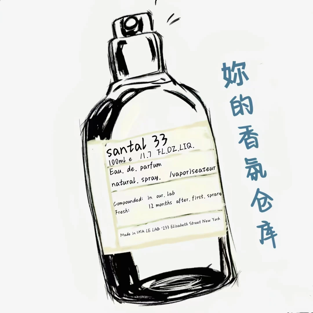 【平替好物-33号檀香木】夏日清新气质男女士中性淡香香水50ml