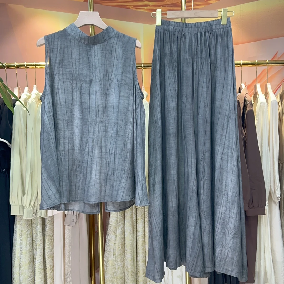 【RG933】2024年时尚气质百搭减龄显瘦新款小衫休闲女装套装