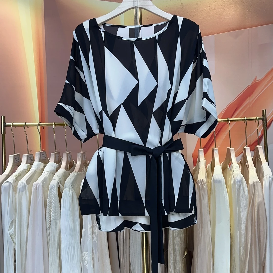 【RG845】2024年时尚气质百搭减龄显瘦新款女装小衫