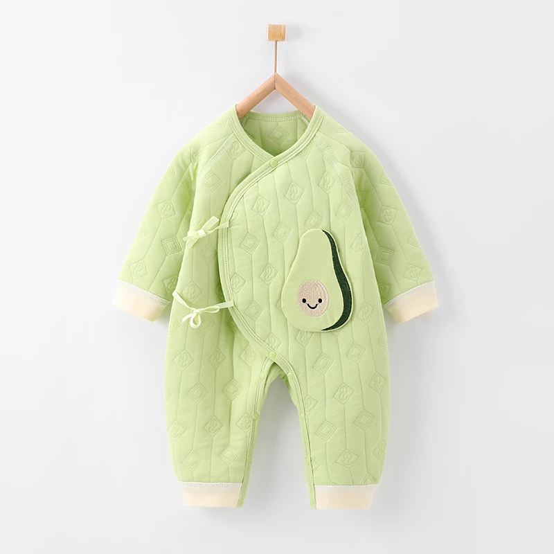 （新生儿）婴蒂 马卡龙提花保暖蝴蝶衣