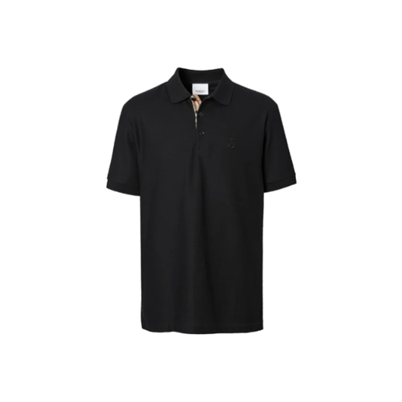 BURBERRY/博柏利休闲夏季时尚 纯色短袖 全棉Polo衫 男款