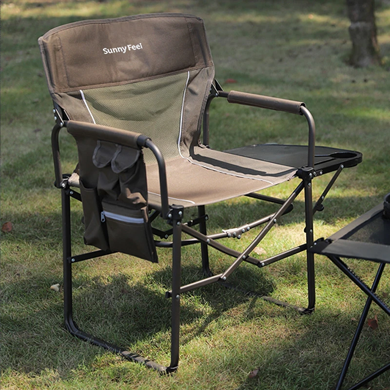 山扉达人可折叠大靠背导演椅户外露营收纳轻便舒适公园透气加宽